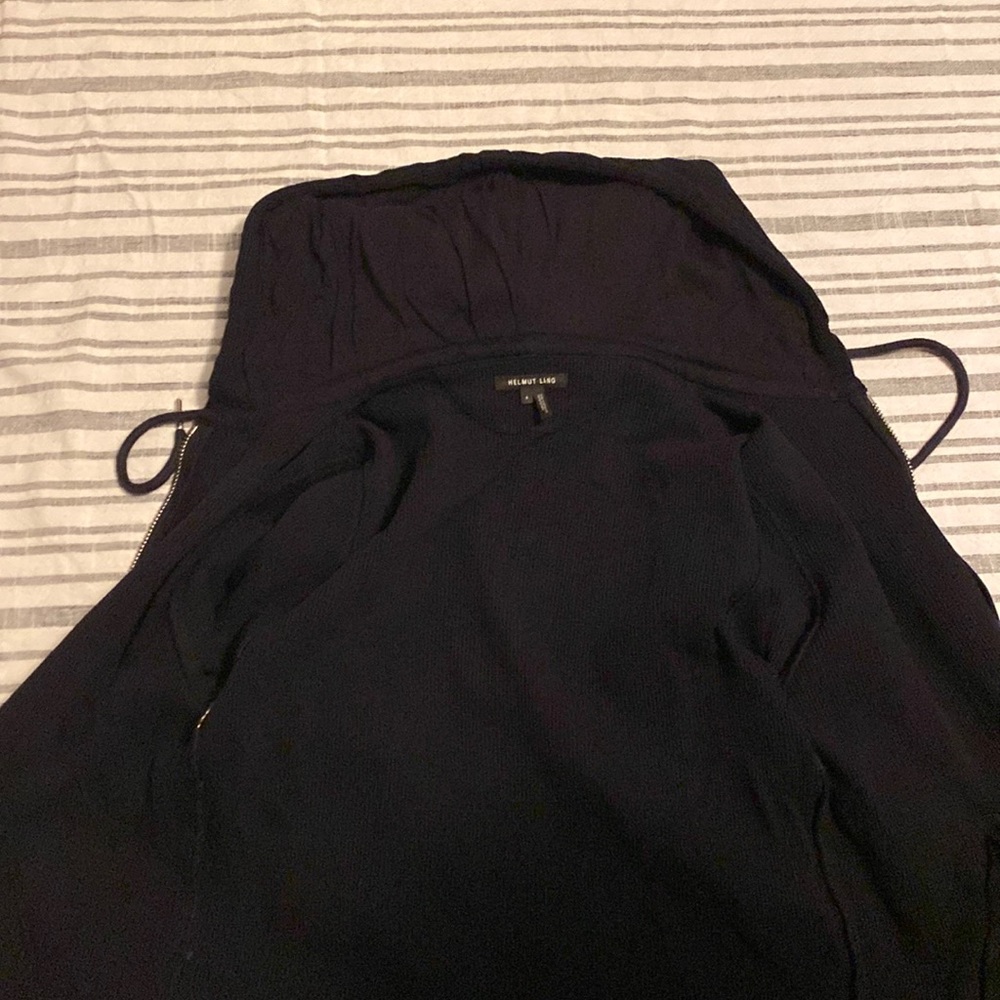 helmut lang small zip up jacket